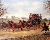 A Coach and Four on an Autumn Road - 亨利·艾尔肯